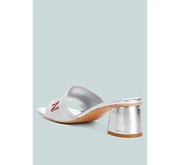 Punstar Diamante Embellished Milan Sandals