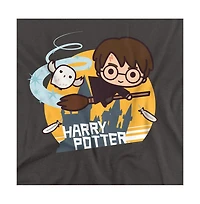 Harry Potter Men's Chibi On Broomstick T Shirt