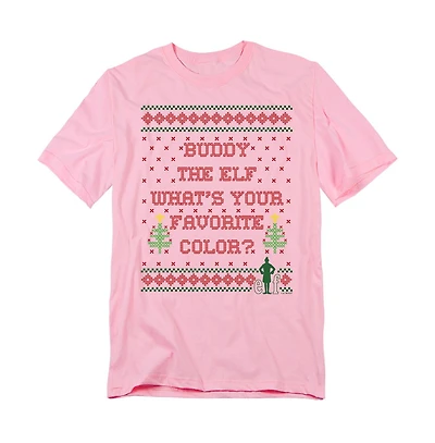 Elf Men's What's Your Favorite Color T Shirt