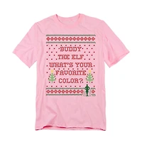 Elf Men's What's Your Favorite Color T Shirt