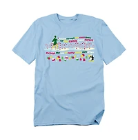 Elf Men's Candy Cane Forest T Shirt