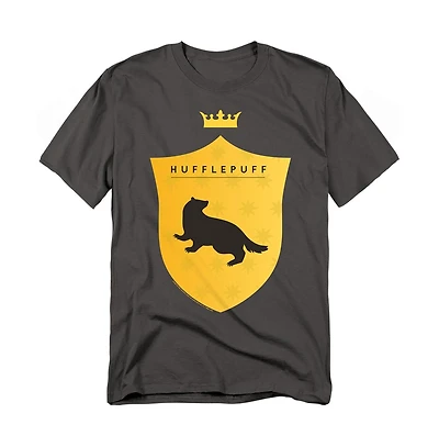 Harry Potter Men's Hufflepuff Shield Crest T Shirt