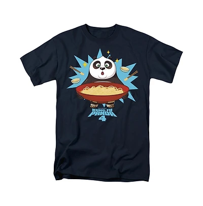Kung Fu Panda Men's 4 Po and Pasta T Shirt