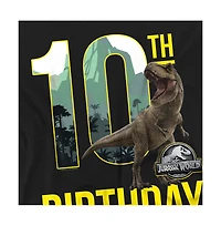 Jurassic Park Men's World 10th Birthday T-Rex T Shirt