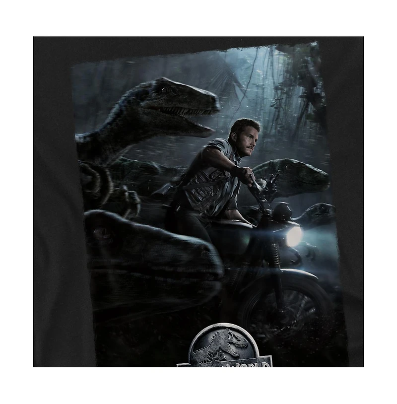 Jurassic Park Big & Tall World Poster T Shirt
