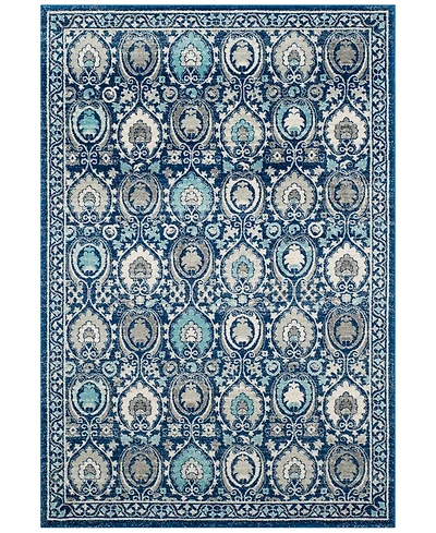 Safavieh Evoke EVK251C Blue/Ivory 5'1" x 7'6" Area Rug
