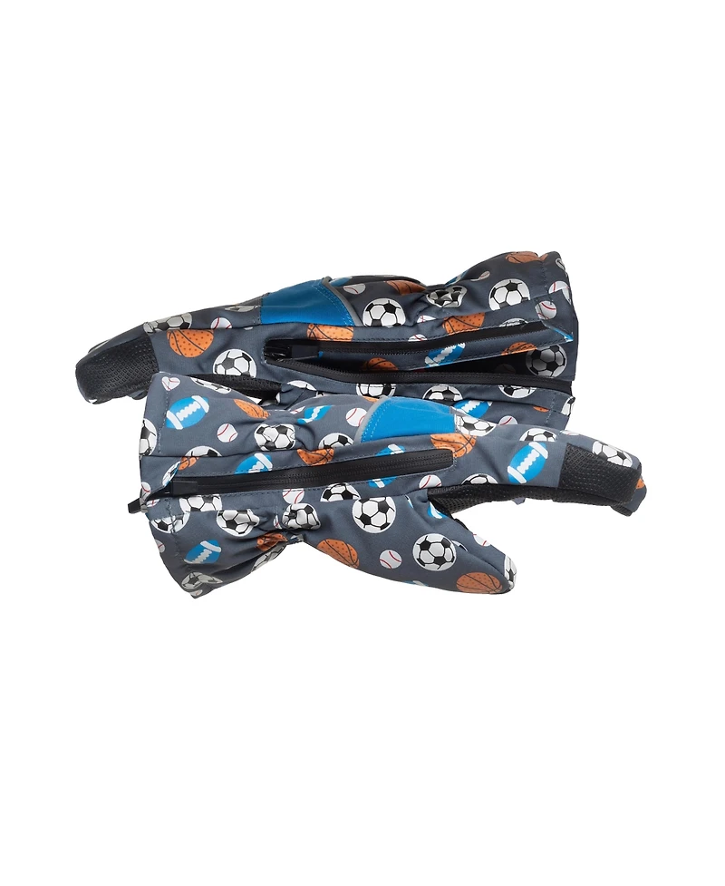 Andy & Evan Toddler/Child Boys Kids Zipper Gloves