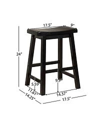 Streamdale Furniture Streamdale Saddle Counter Stool - Easy Assembly
