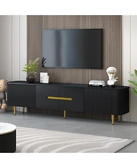 Streamdale Furniture 78.7" Minimalist Tv Stand - Entertainment Center