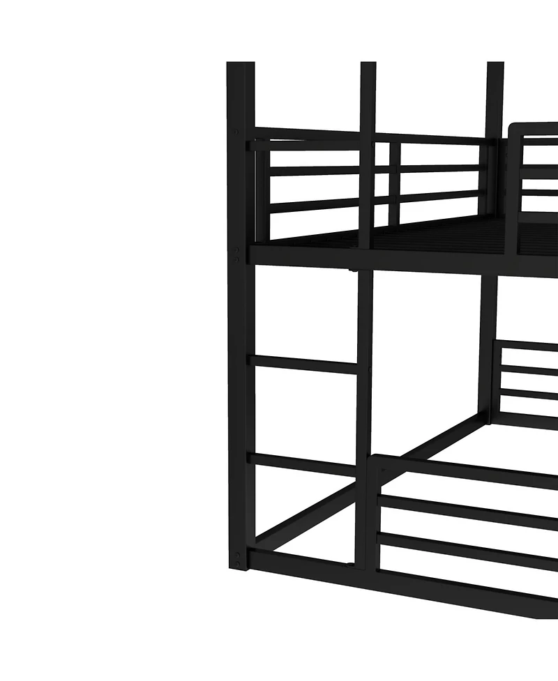 Streamdale Furniture Triple Bunk Bed, Metal