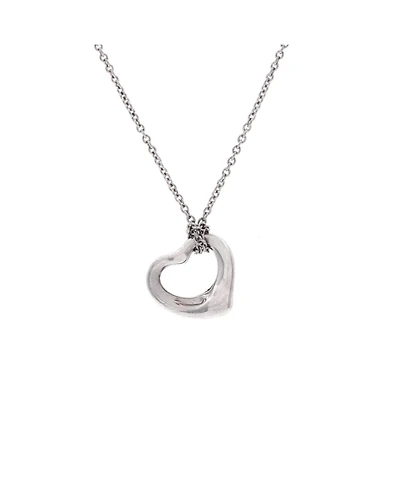 Pre-Owned Tiffany & Co Elsa Peretti Open Heart Pendant Necklace