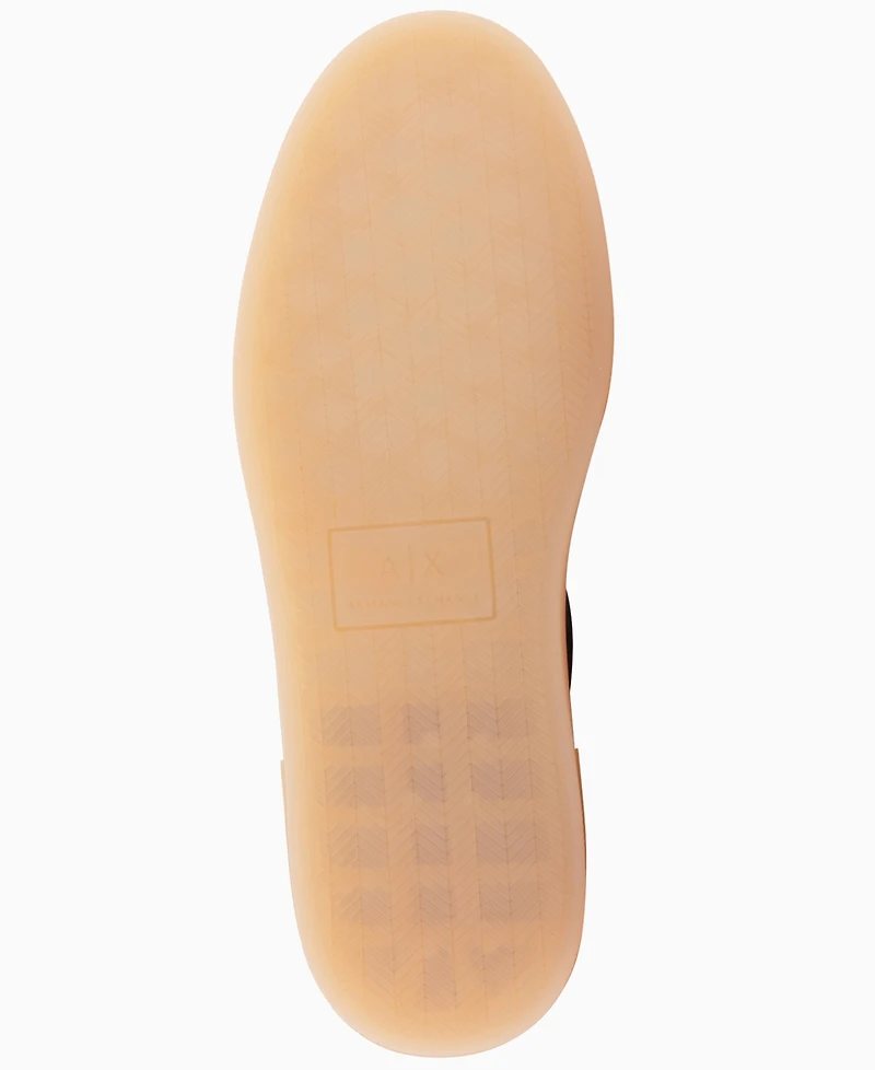 A|X Armani Exchange Men's Suede London Lace-Up Sneakers