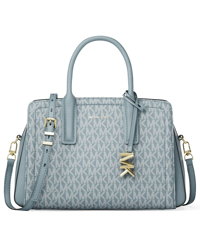 Michael Michael Kors Laila Small Signature Logo Satchel
