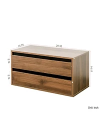 Streamdale Furniture Streamdale Stackable Mounted Storage Cabinet