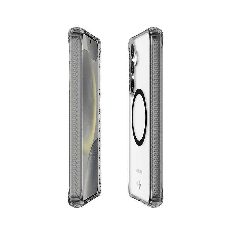ITSkins Hybrid_R Clear MagSafe Case for Samsung Galaxy S25 Plus