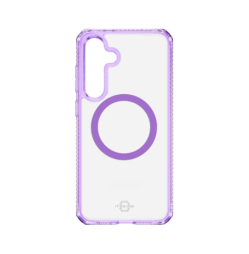 ITSkins Hybrid_R Clear MagSafe Case for Samsung Galaxy S25 Plus