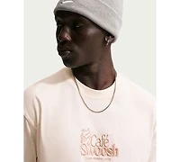 Nike Men's Cafe Swoosh Print Crewneck T-Shirt
