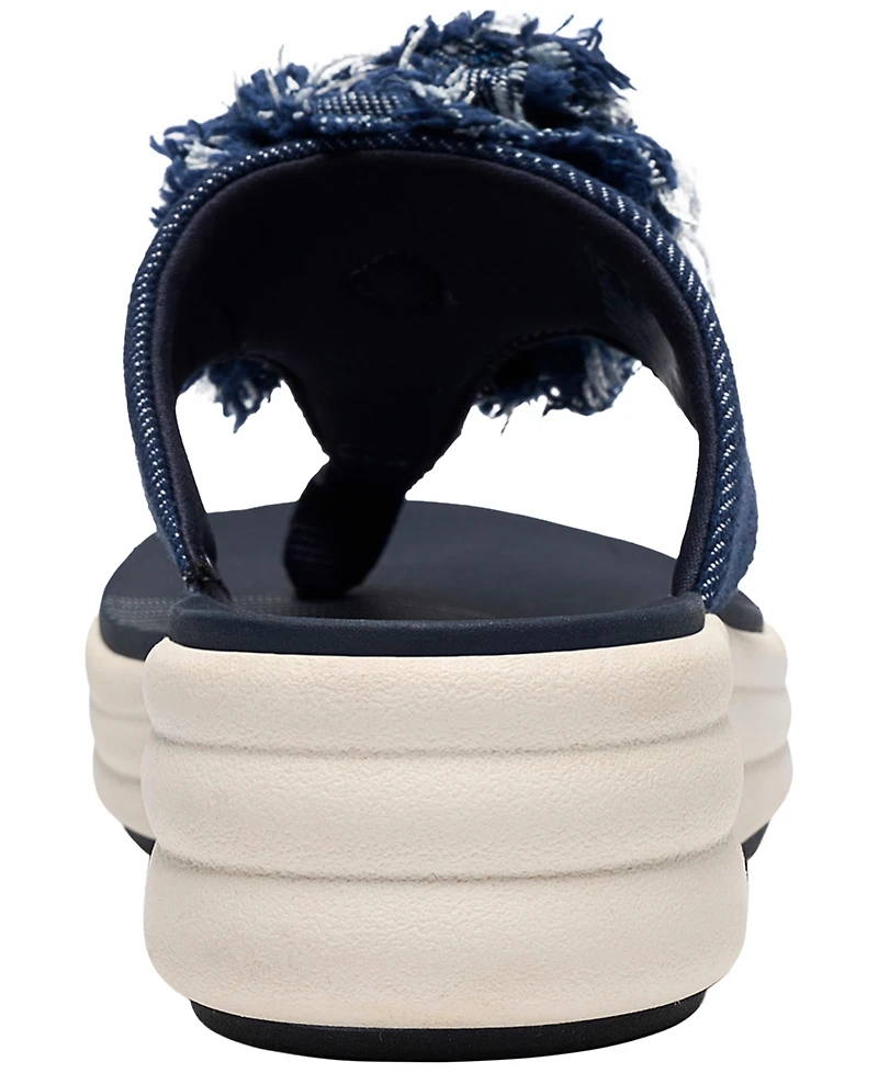 Clarks Women's Cloudsteppers Drift Rose Round Toe Sandals