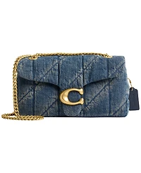 Coach Quilted Tabby Denim Small Shoulder Bag 26