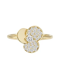 Macy's Diamond (1/3 ct. t.w.) Ring in 14k Gold Over Sterling Silver