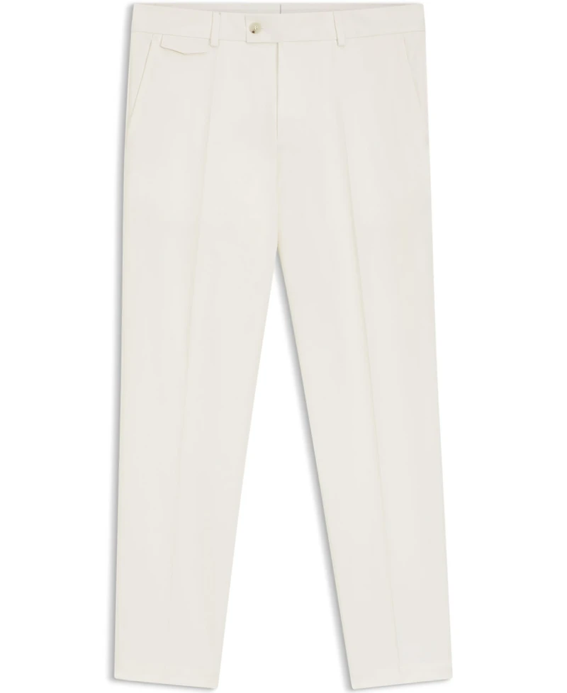 Boss by Hugo Men's Stretch-Cotton Poplin Tapered-Fit Pants