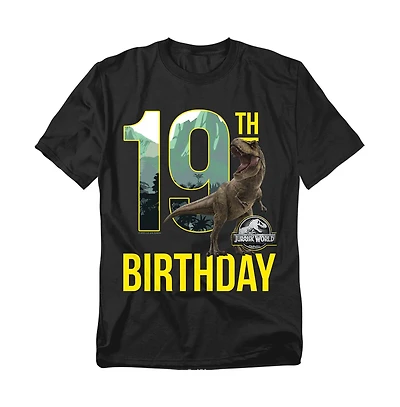 Jurassic Park Men's World 19th Birthday T-Rex T Shirt