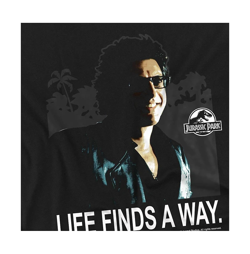 Jurassic Park Men's Life Finds A Way T Shirt