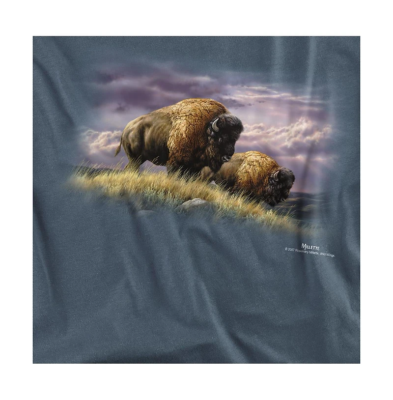 Wild Wings Men's Wildlife Nomads of the Plains Graphic T-Shirt