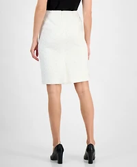Kasper Women's Stretch-Crepe Slim Pencil Skirt