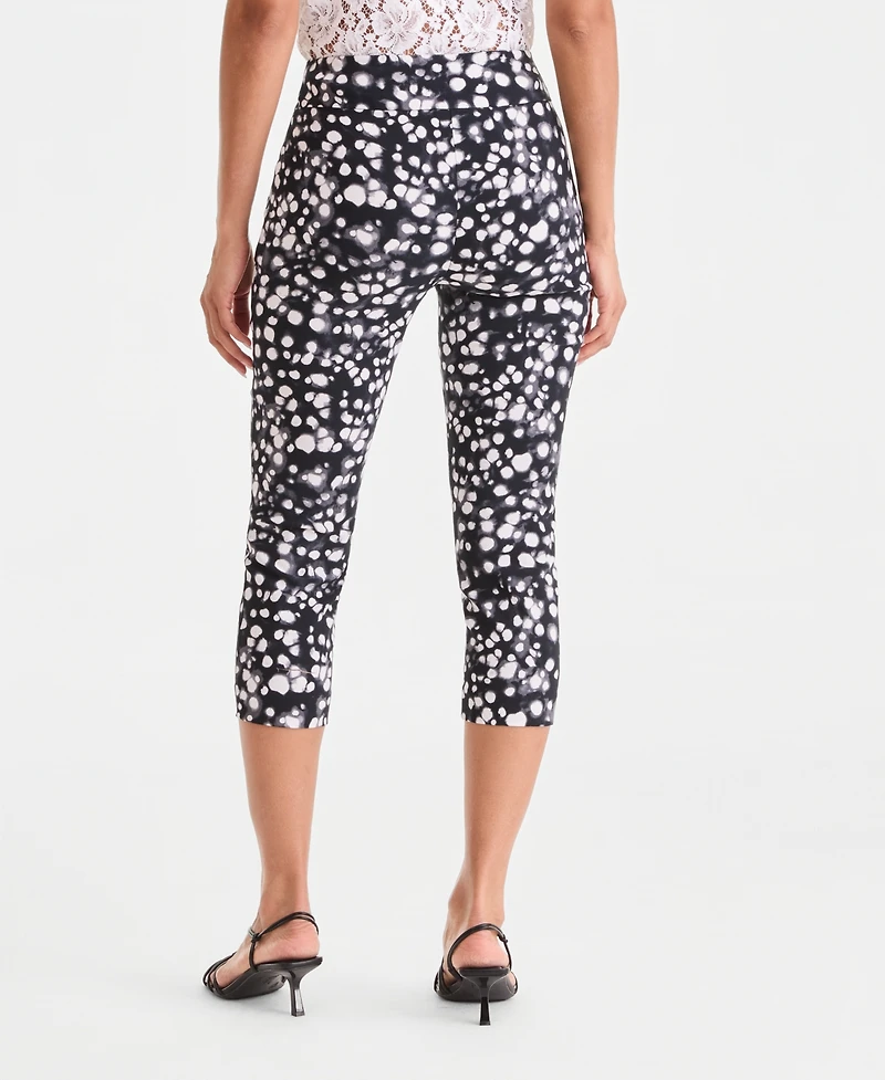 I.n.c. International Concepts Women's Printed Pull-On Capri Pants, Macy's Exclusive