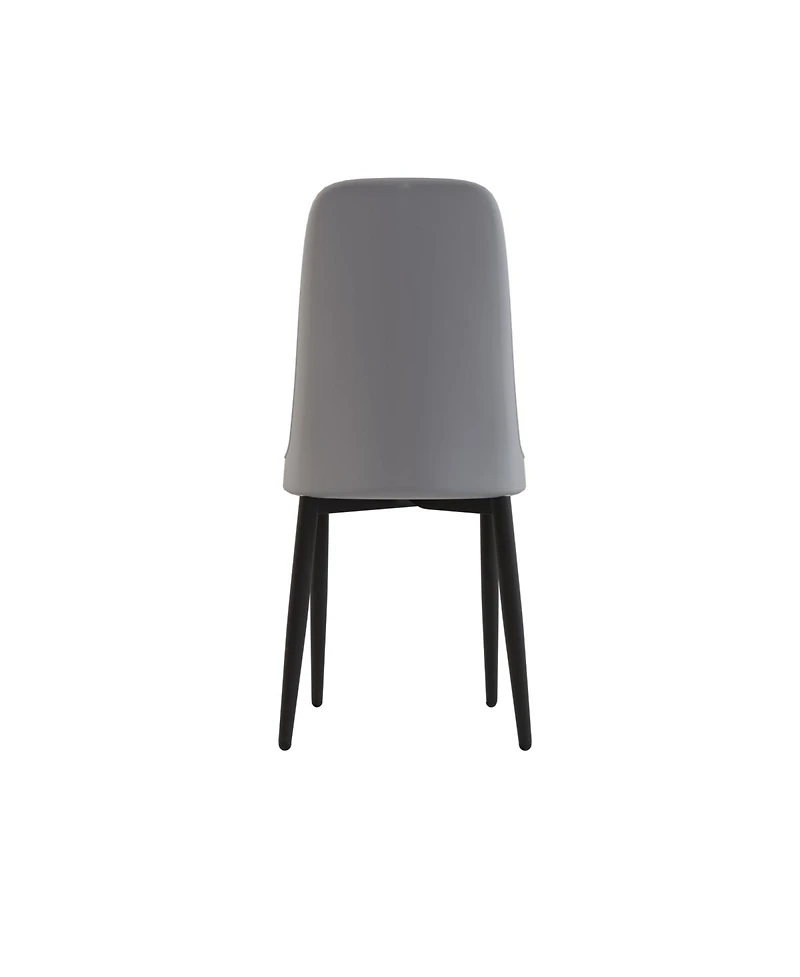 Streamdale Furniture Pu Leather Dining Chairs (Set of 4)