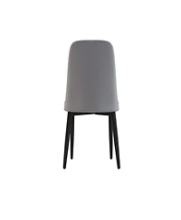 Streamdale Furniture Pu Leather Dining Chairs (Set of 4)