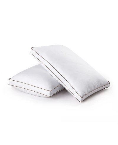 Unikome Medium Firm Goose Feather 2-Pack Pillows, Standard