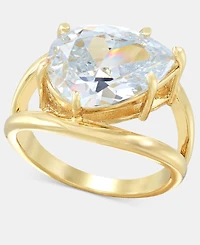 Charter Club Cubic Zirconia Pear-Shape Ring, Macy's Exclusive