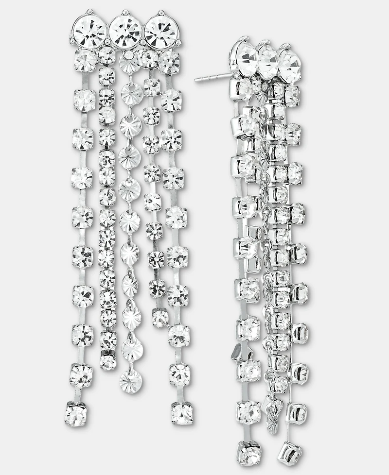 I.n.c. International Concepts Crystal Shower Chandelier Earrings, Macy's Exclusive