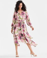 I.n.c. International Concepts Women's Floral Midi Dress