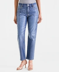 I.n.c. International Concepts Women's High-Rise Sequin Ankle Jeans, Macy's Exclusive