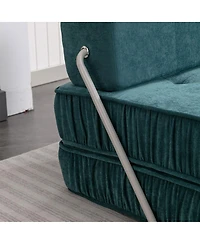 Streamdale Furniture Green Folding Sofa, Futon Sleeper Chair, Convertible Chair, Floor Couch & Mattress