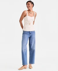 I.n.c. International Concepts Women's Belted Tank Top, Macy's Exclusive
