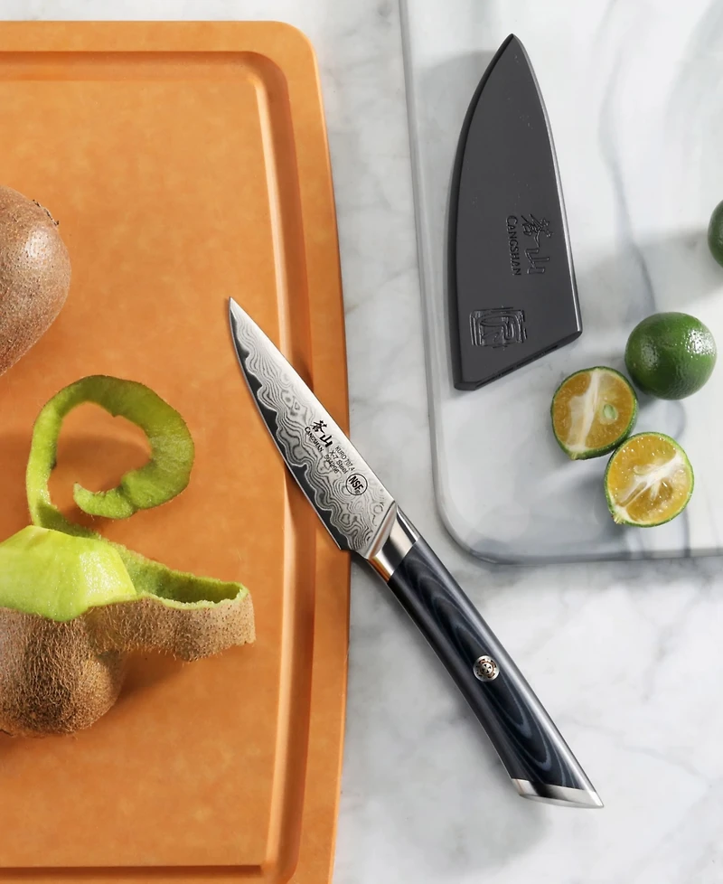 Cangshan Kuro Series Steel 3.5" Paring Knife with Sheath