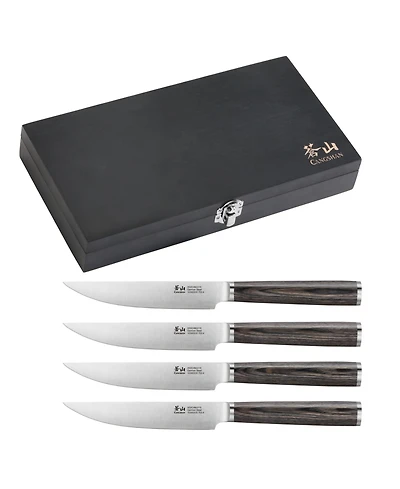 Cangshan Pakkawood 4-Pc. Steak Knife Set