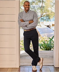 Lands' End Men's Travel Kit Comfort Waist Classic Fit Chino Pant