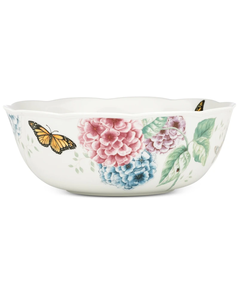 Lenox Butterfly Meadow Hydrangea Serving Bowl, 10"