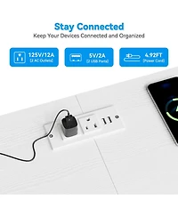 gaomon 63.3" Wide 10-Drawer Dresser Tv Stand for Bedroom and Living Room