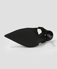 Berness women's Euphemie Microfiber Suede Slingback Pumps