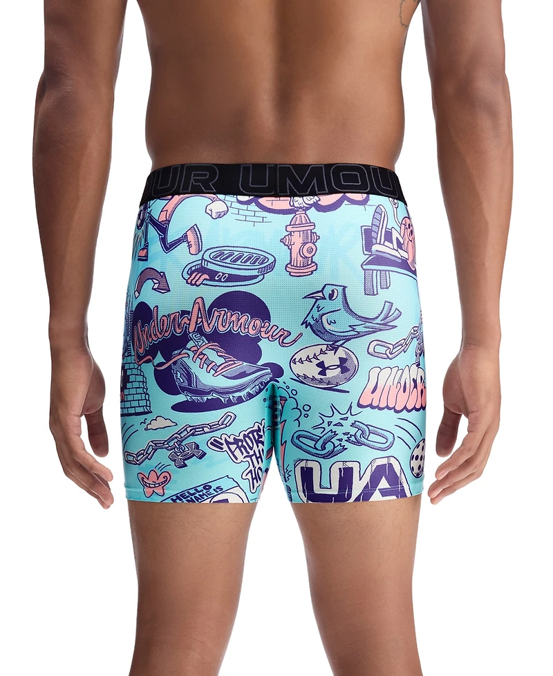 Under Armour Men's Performance Tech Boxer Briefs
