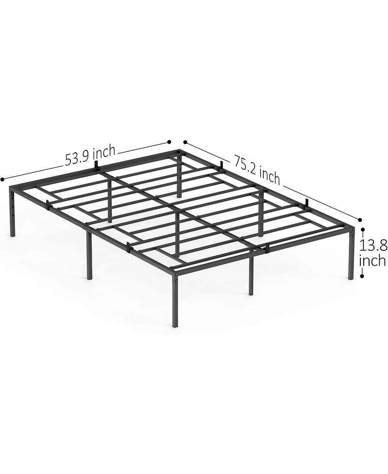 Gaomon Bed Frame No Box Spring Needed, Heavy Duty Metal Platform Bed Frame Full Size for Bedroom Easy Assembly, Noise Free