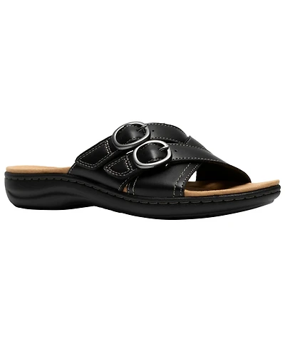 Clarks Women's Collection Laurieann Opal Round Toe Sandals