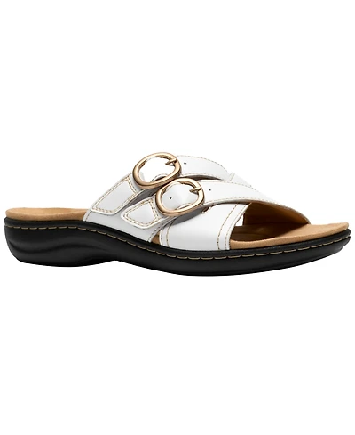 Clarks Women's Collection Laurieann Opal Round Toe Sandals
