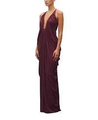 Heiress Beverly Hills Women's The Draped Halter Gown